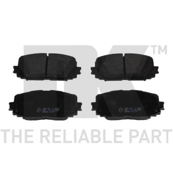 Jeu de 4 plaquettes de frein avant NK OEM 0446552270