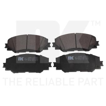 Jeu de 4 plaquettes de frein avant NK OEM 0446512610