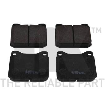 Jeu de 4 plaquettes de frein avant NK [224707]