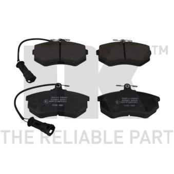 Jeu de 4 plaquettes de frein avant NK OEM 431698151F