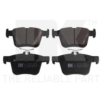 Jeu de 4 plaquettes de frein arrière NK OEM 5Q0698451C