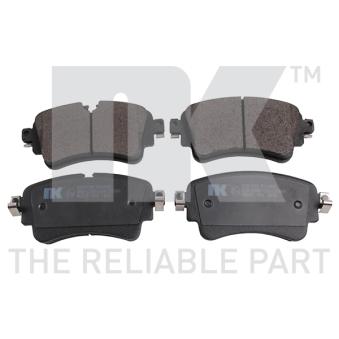 Jeu de 4 plaquettes de frein arrière NK [2247123]