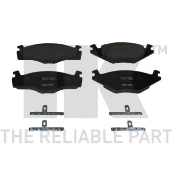 Jeu de 4 plaquettes de frein avant NK 224716 pour CITROEN 2 CV 1.6 - 110cv