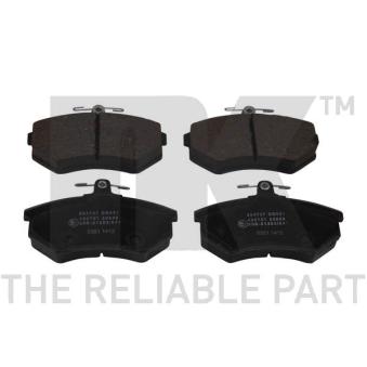 Jeu de 4 plaquettes de frein avant NK OEM 443698151K