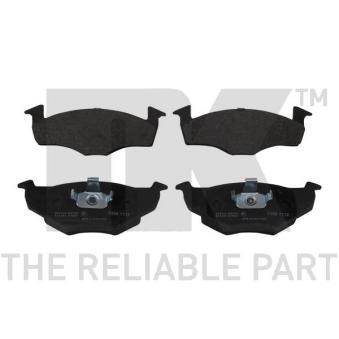 Jeu de 4 plaquettes de frein avant NK OEM 1H0698151A