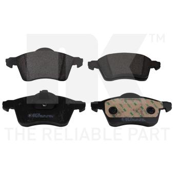 Jeu de 4 plaquettes de frein avant NK OEM 7D0698151