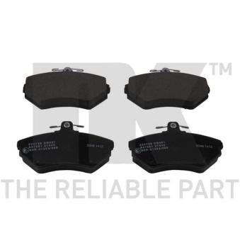 Jeu de 4 plaquettes de frein avant NK OEM 8E0698151