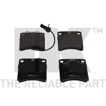 Jeu de 4 plaquettes de frein avant NK [224748]