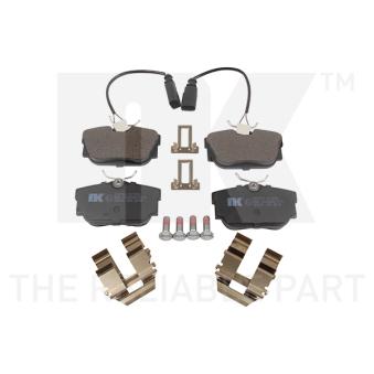 Jeu de 4 plaquettes de frein arrière NK OEM 5M212M008AA