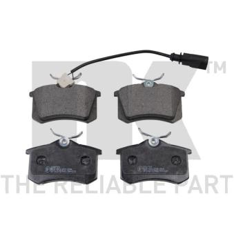 Jeu de 4 plaquettes de frein arrière NK OEM 7M3698451A