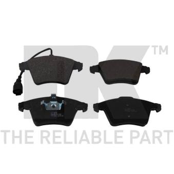 Jeu de 4 plaquettes de frein avant NK OEM 7H0698151A