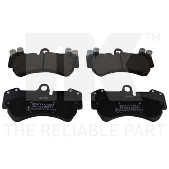 Jeu de 4 plaquettes de frein avant NK OEM 7L0698151B