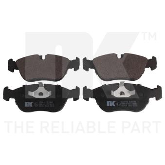 Jeu de 4 plaquettes de frein avant NK OEM 30793802
