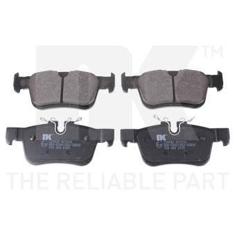 Jeu de 4 plaquettes de frein arrière NK OEM 31687502