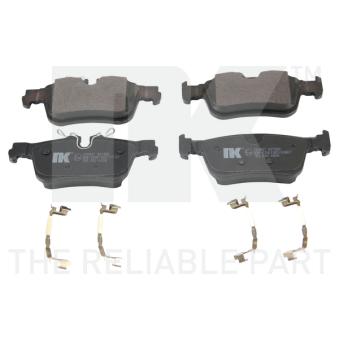 Jeu de 4 plaquettes de frein arrière NK OEM 32287431