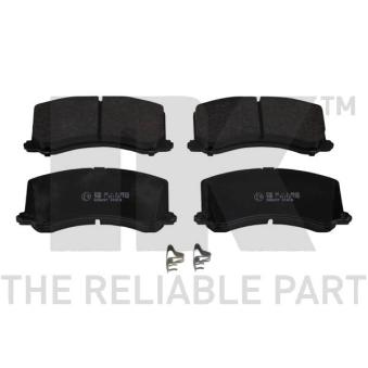 Jeu de 4 plaquettes de frein avant NK [225207]