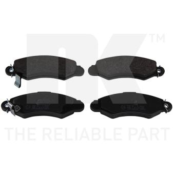 Jeu de 4 plaquettes de frein avant NK OEM 5520080E10