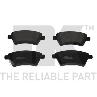 Jeu de 4 plaquettes de frein avant NK OEM 71750033