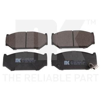 Jeu de 4 plaquettes de frein avant NK OEM 5581071L00