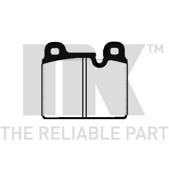 Jeu de 4 plaquettes de frein avant NK OEM 91135193800