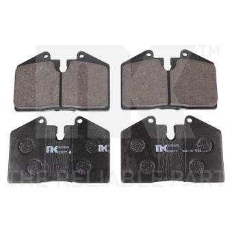 Jeu de 4 plaquettes de frein avant NK [225605]