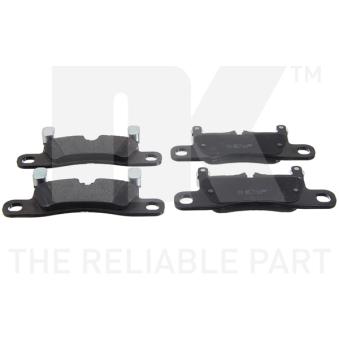 Jeu de 4 plaquettes de frein arrière NK OEM 95835193950