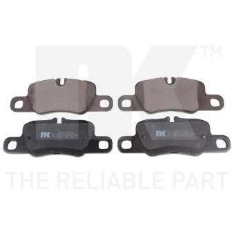 Jeu de 4 plaquettes de frein arrière NK [225621]