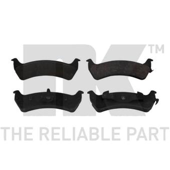 Jeu de 4 plaquettes de frein arrière NK OEM XU2Z2V200SA