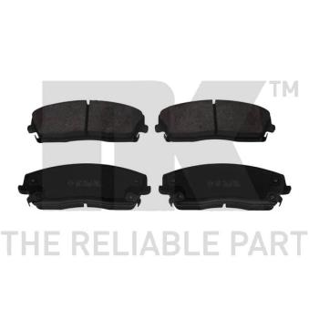 Jeu de 4 plaquettes de frein avant NK OEM K68147681AB