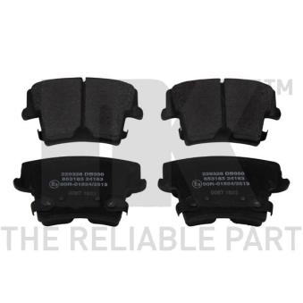 Jeu de 4 plaquettes de frein arrière NK OEM 5142566AB