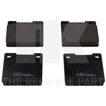 Jeu de 4 plaquettes de frein arrière NK OEM 270164 Jeu de 4 plaquettes de frein arrière NK OEM 270164