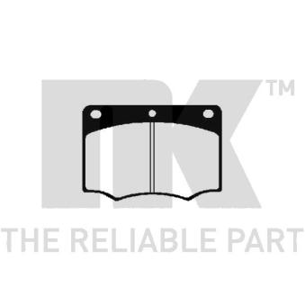 Jeu de 4 plaquettes de frein avant NK 229924