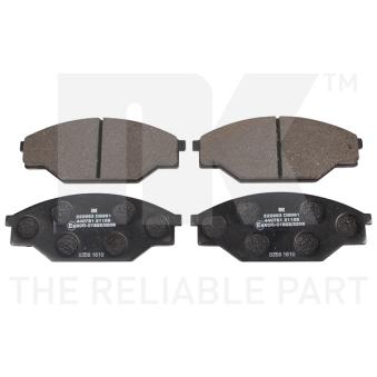 Jeu de 4 plaquettes de frein avant NK OEM 0446526230