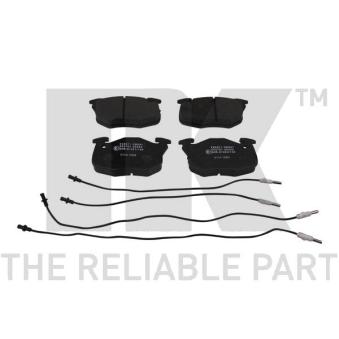 Jeu de 4 plaquettes de frein avant NK [229971]