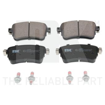 Jeu de 4 plaquettes de frein arrière NK [229998]