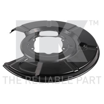 Déflecteur, disque de frein arrière gauche NK OEM 34216760853