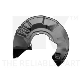 Déflecteur, disque de frein avant droit NK [233349]