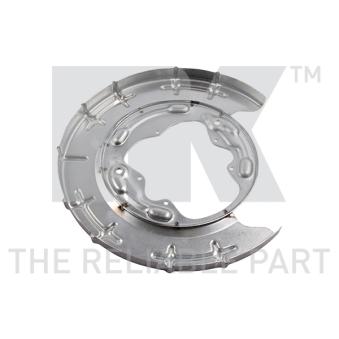 Déflecteur, disque de frein arrière droit NK 233502 pour AUDI A3 2.0 - 143cv