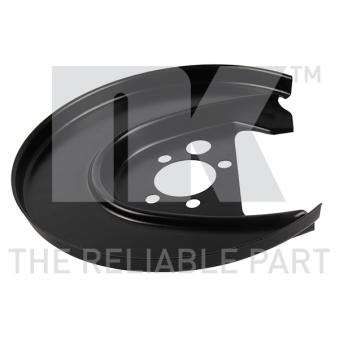 Déflecteur, disque de frein arrière gauche NK OEM 6X0615611