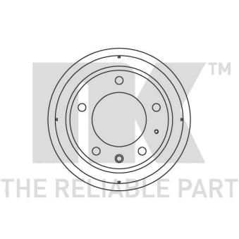 Tambour de frein NK OEM 591039 Tambour de frein NK OEM 591039