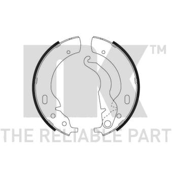 Jeu de mâchoires de frein NK 2715271