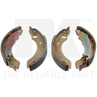 Jeu de mâchoires de frein NK 2725355 pour VOLKSWAGEN PASSAT 1.6 - 79cv