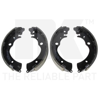 Jeu de mâchoires de frein NK 2726508 pour HONDA CIVIC 1.6 - 110cv
