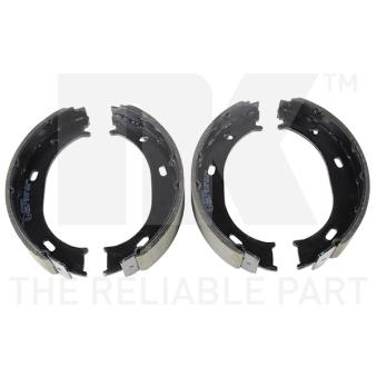 Jeu de mâchoires de frein, frein de stationnement NK 2733663 pour BMW Série 3 308 CDI - 82cv