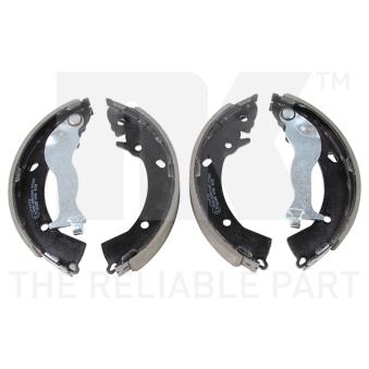 Jeu de mâchoires de frein NK 2734716 pour PORSCHE 968 1.6 CRDi - 110cv