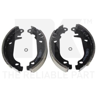 Jeu de mâchoires de frein NK 2739476 pour SKODA SUPERB 1.8 - 110cv
