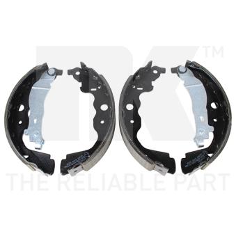 Jeu de mâchoires de frein NK 2739787 pour MAZDA 626 111 CDI - 110cv