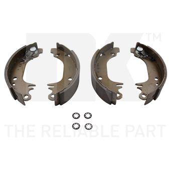 Jeu de mâchoires de frein NK 2799372 pour CHRYSLER NEON 1.6 D - 55cv