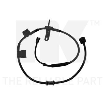 Contact d'avertissement, usure des plaquettes de frein NK 280198 pour MINI MINI Cooper - 122cv