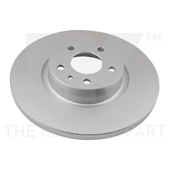 Jeu de 2 disques de frein avant NK 311017 pour PEUGEOT 807 1.9 JTD - 110cv